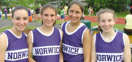 Norwich relay team named athletes of the week